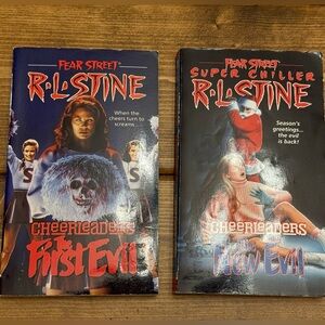 R.L. Stine Fear Street Cheerleaders First Evil & New Evil Lot Of 2 - 1st Edition